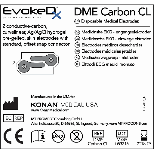 [AS-EV-DME-SAMPLE5PACK] [AS-EV-DME-SAMPLE5PACK] DME Carbon CL &amp; R Electrode Sample 5 Pack